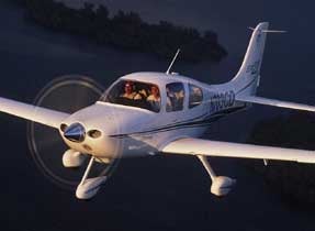 Cirrus SR22 in Flight