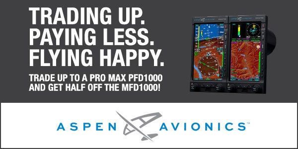 Aspen 'Trading up. Paying less. Flying happy.