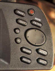 GPSMAP 295 keypad