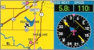 GPS 295 screen