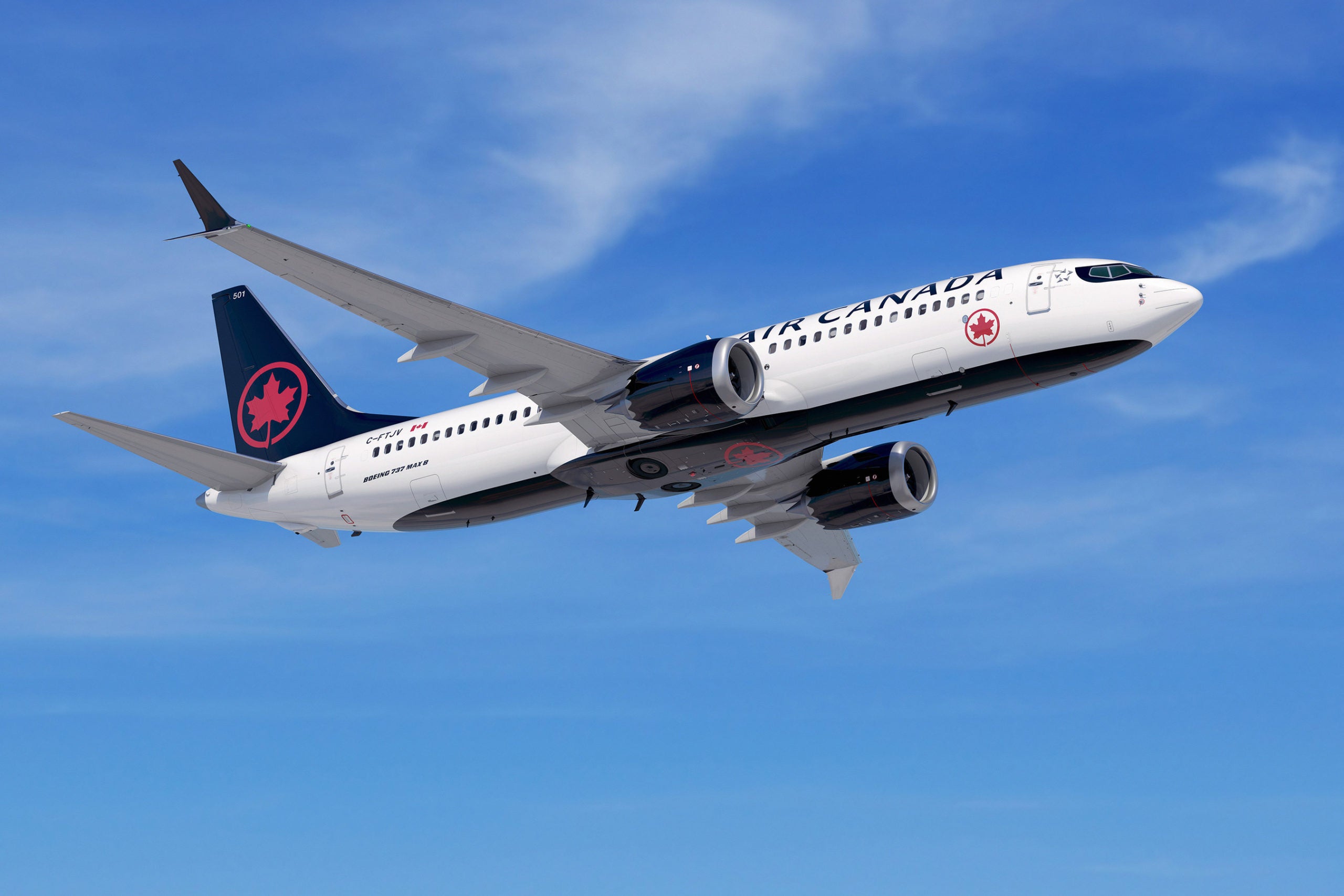 An Air Canada 737 MAX