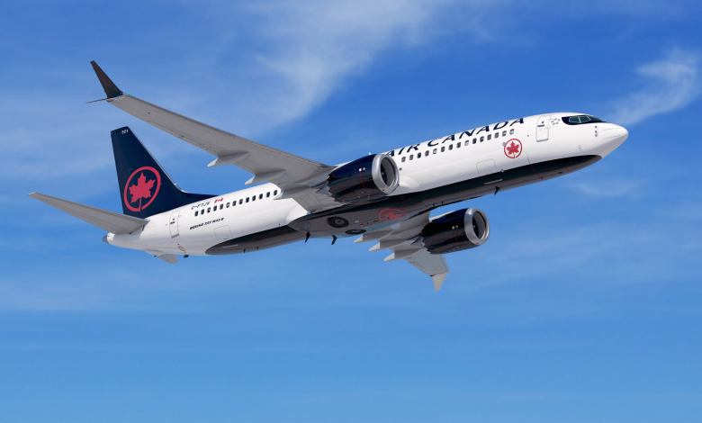 An Air Canada 737 MAX
