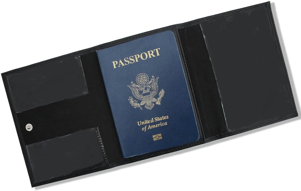 Pilot Genuine Leather Passport Holder Wallet
