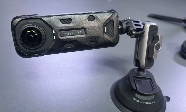 The Insta360 GO can be mounted discreetly for minimal distraction while still capturing a wide view.