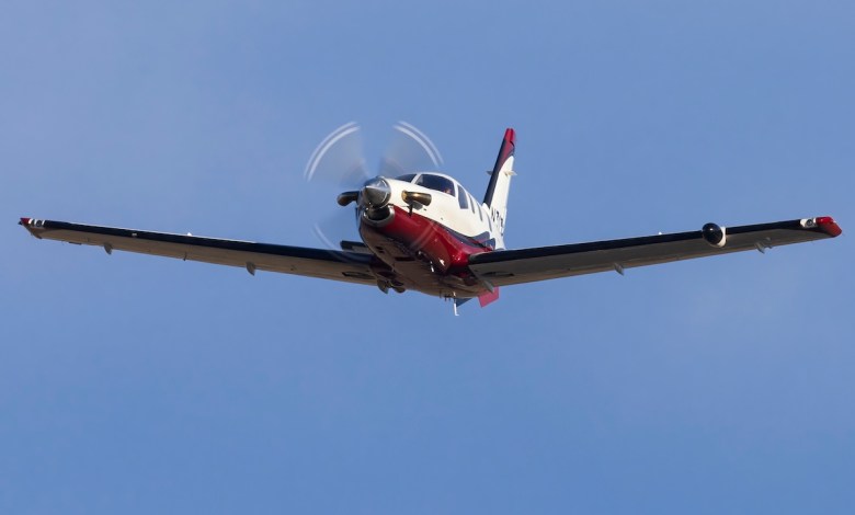 A TBM aircraft