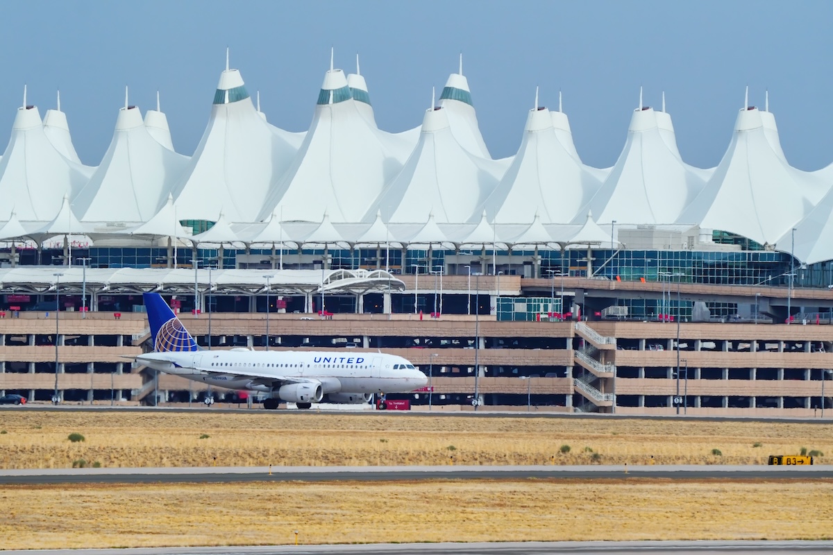 A319 in Denver