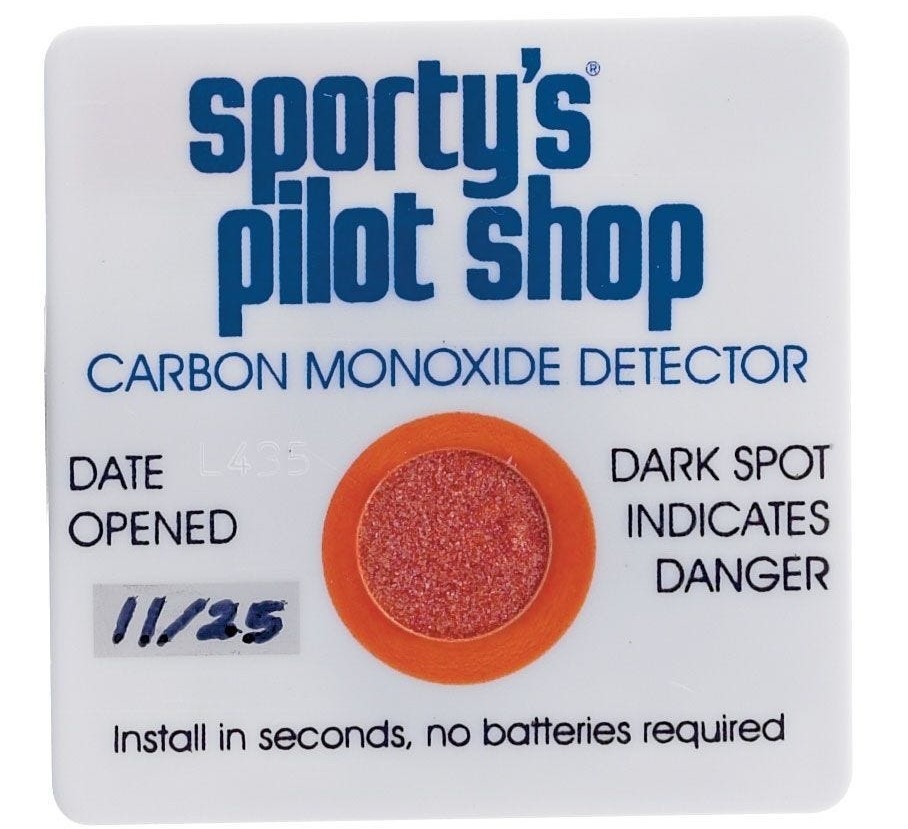 Sporty’s Pilot Shop Carbon Monoxide Detector 