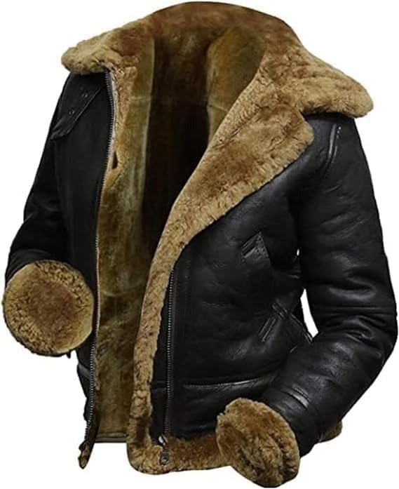 Womens B3 Shearling Bomber Jacket