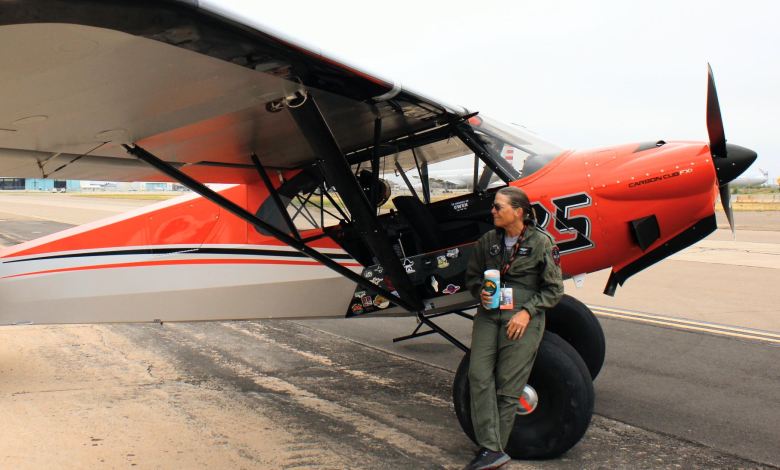 Cathy Page STOL Drag Racing Carbon Cub Roswell Air Races