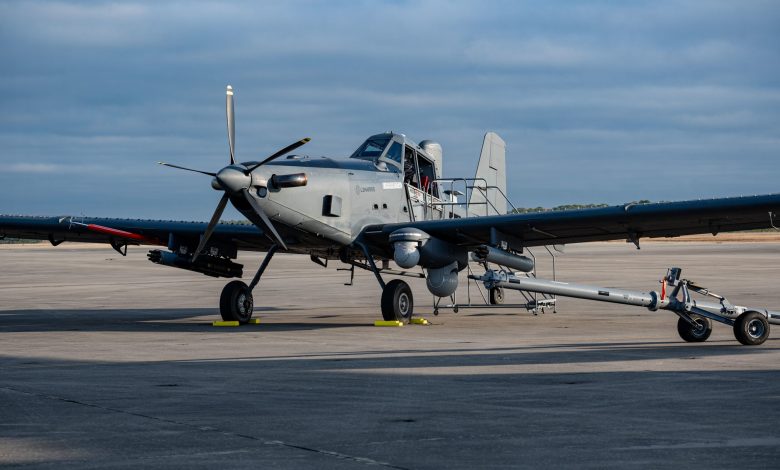 U.S. Air Force OA-1K Skyraider II crash Oklahoma City