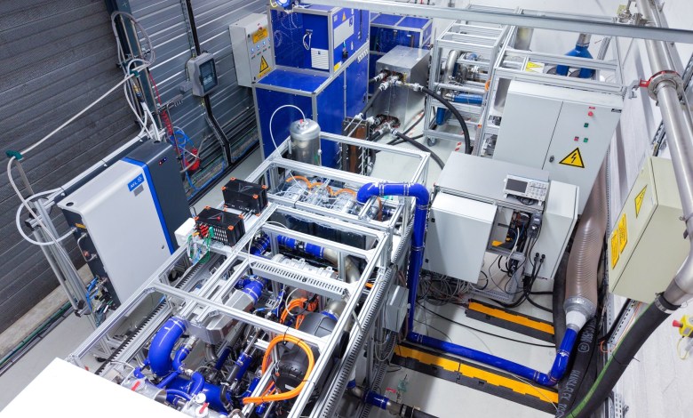 Hydrogen-Electric Jet Engine Test