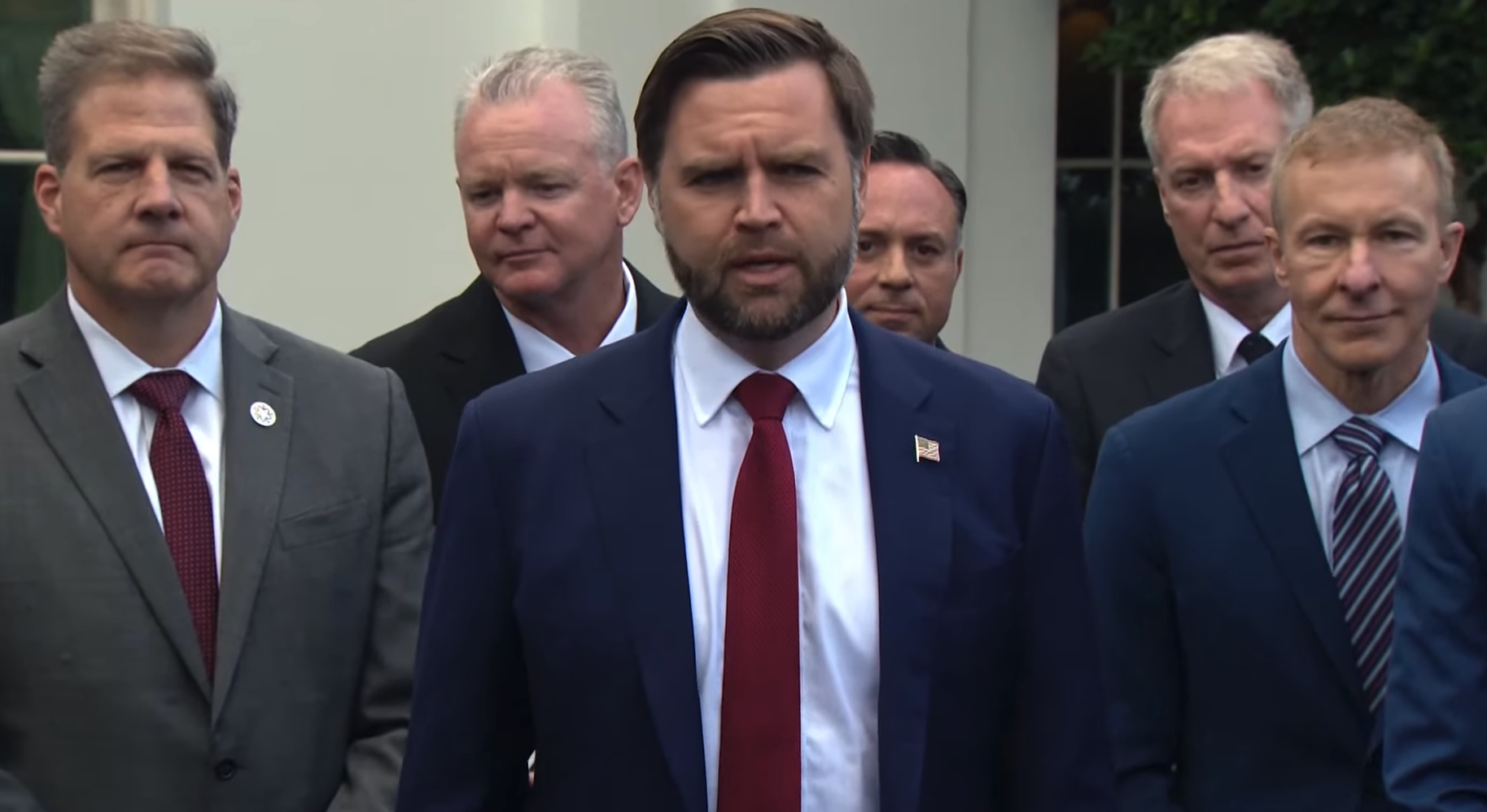 J.D. Vance after White House Aviation Industry Roundtable