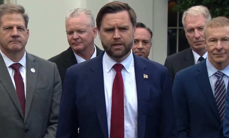 J.D. Vance after White House Aviation Industry Roundtable