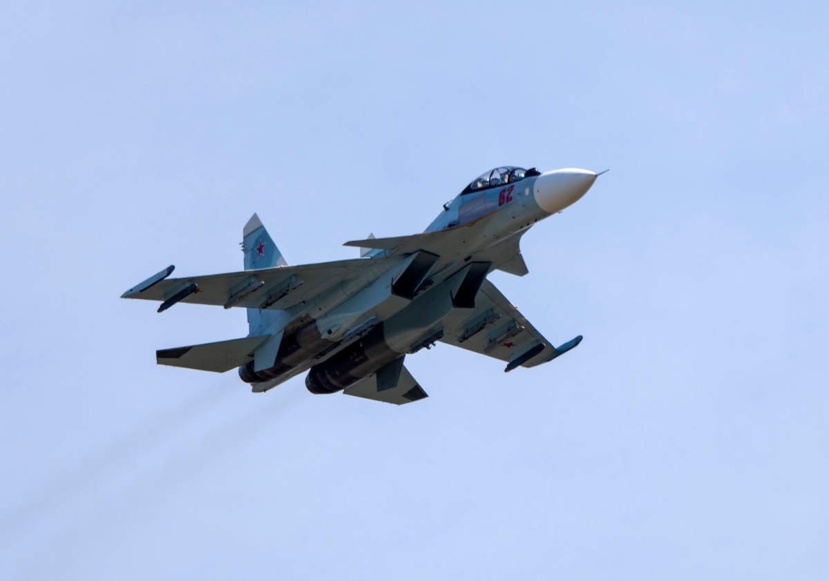 Sukhoi SU-30 breached Lithuanian NATO airspace Thursday
