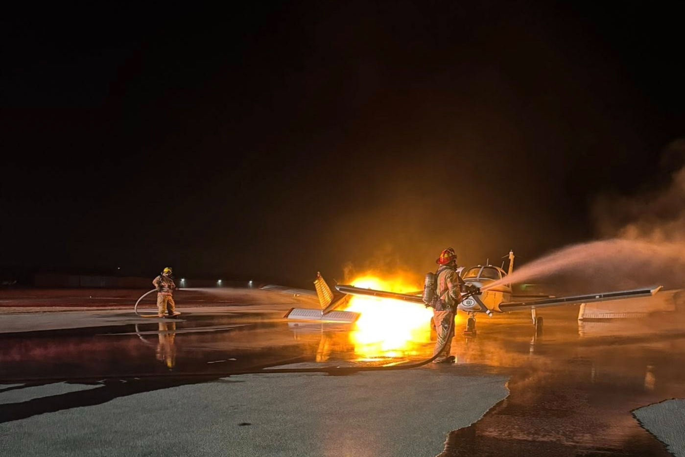Airport Fire Destroys Three Planes