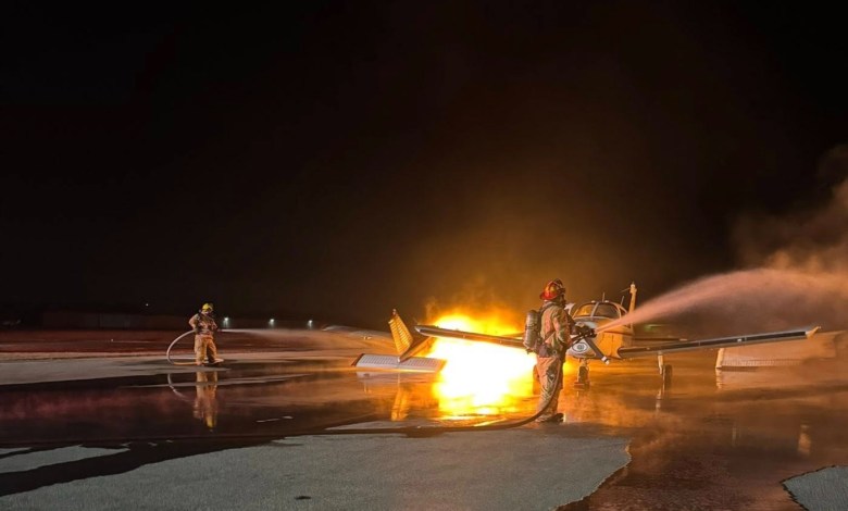 Airport Fire Destroys Three Planes