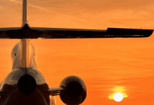 SAS Falcon 900 Sunset