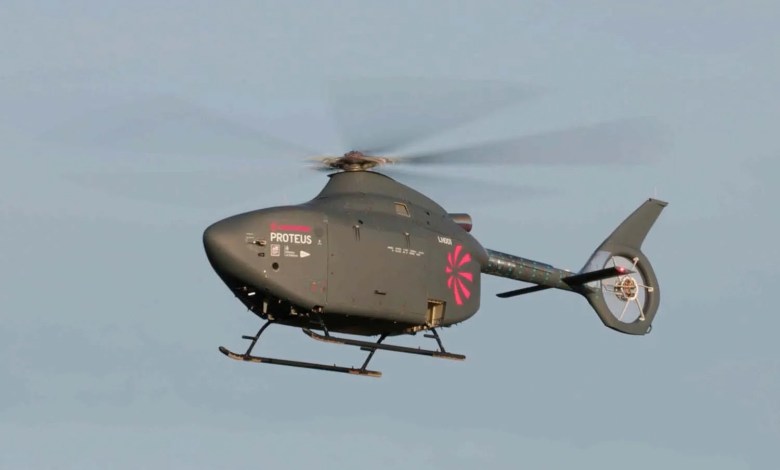 Royal Navy autonomous helicopter completes first flight
