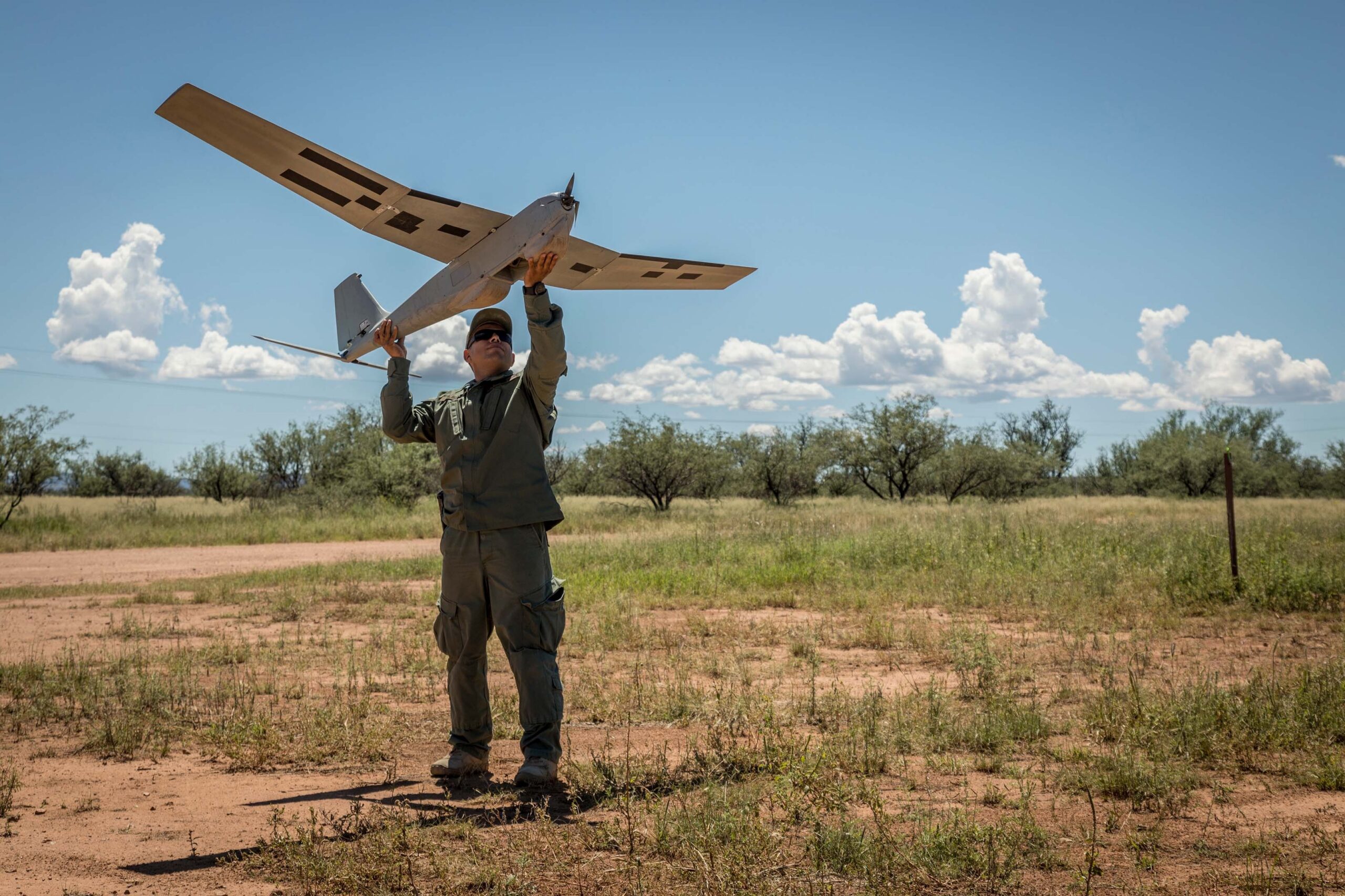 Military Downs Customs and Border Protection Drone