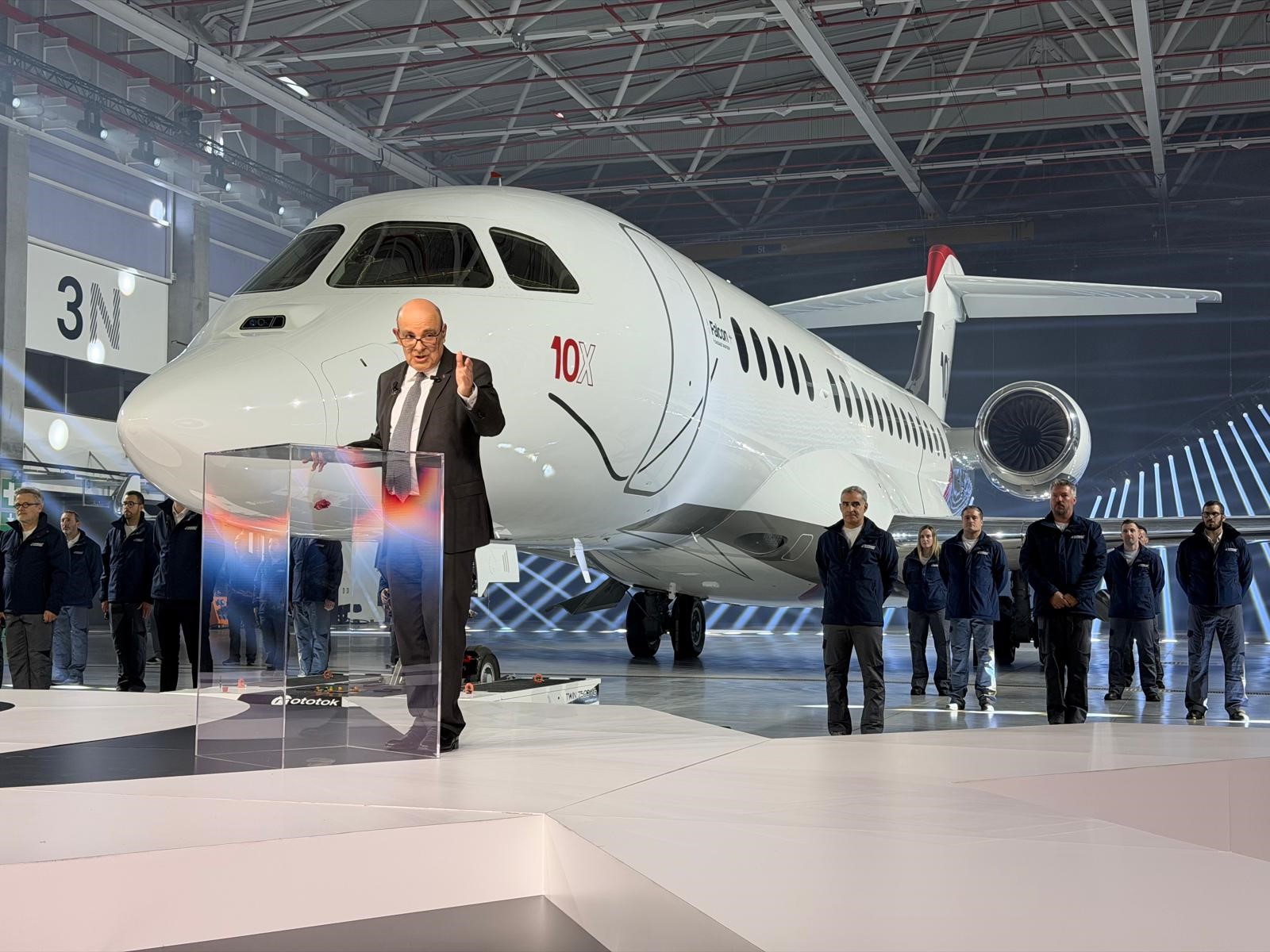 Dassault Unveils Falcon 10X Business Jet