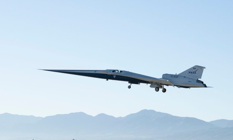 NASA Reschedules X-59 Second Flight for Friday