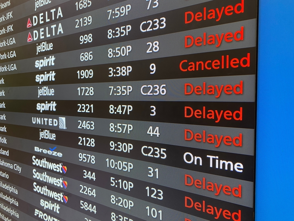 Storms, TSA Staffing Disrupt U.S. Air Travel
