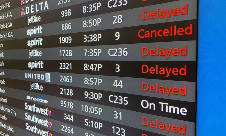 Storms, TSA Staffing Disrupt U.S. Air Travel