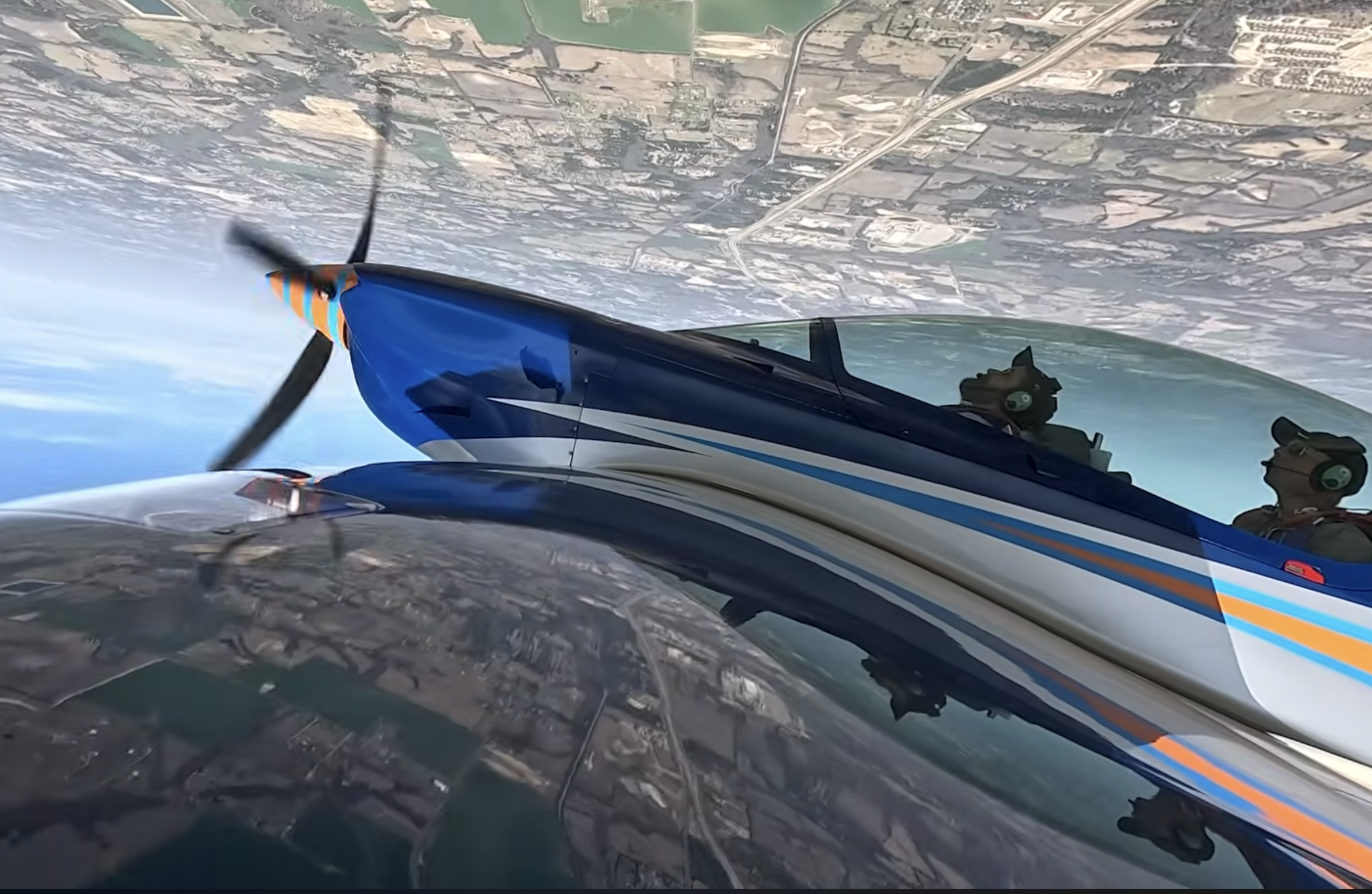 Upside Down in a Gamebird: Experiencing Thrust Flight's Aerobatics