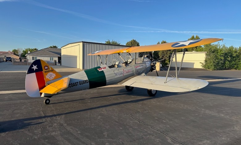 Dream Flights To Launch Texas Tour With Restored Stearman