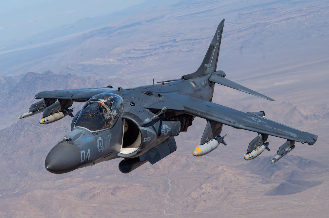 Marine Corps To Hold AV-8B Harrier Sundown Ceremony