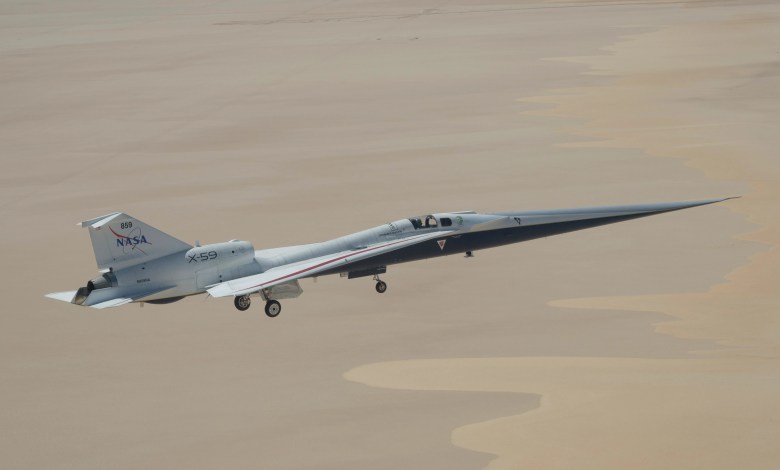 NASA X-59 Set For First Supersonic Flight