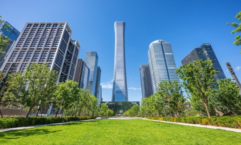 Light Sport Aircraft Hits Beijing Skyscraper