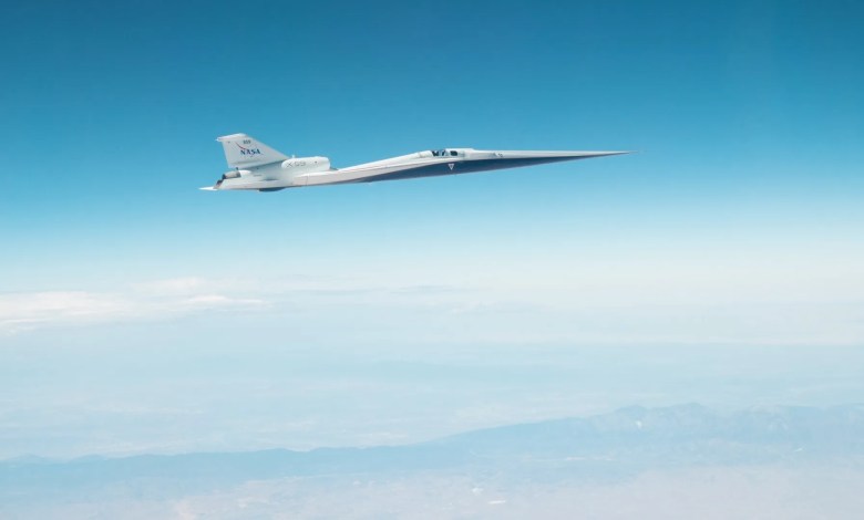 NASA X-59 Hits Planned Supersonic Test Conditions