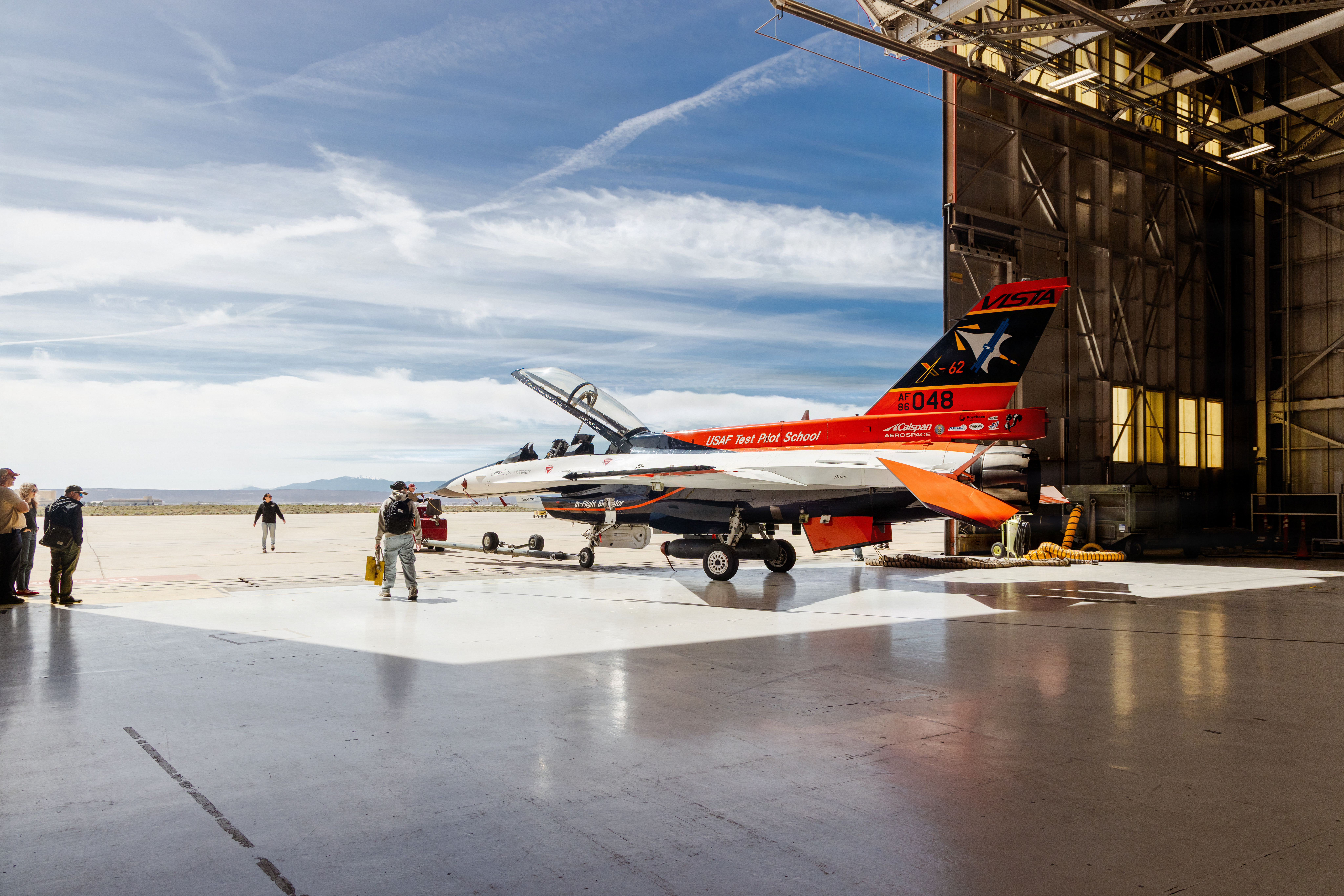 AI Flies X-62 VISTA Live-Target Intercepts