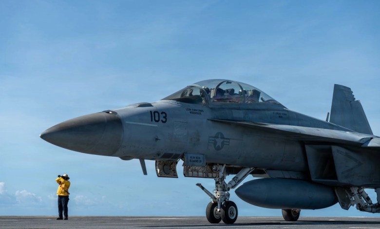 Two Aviators Eject In Carrier Landing Mishap