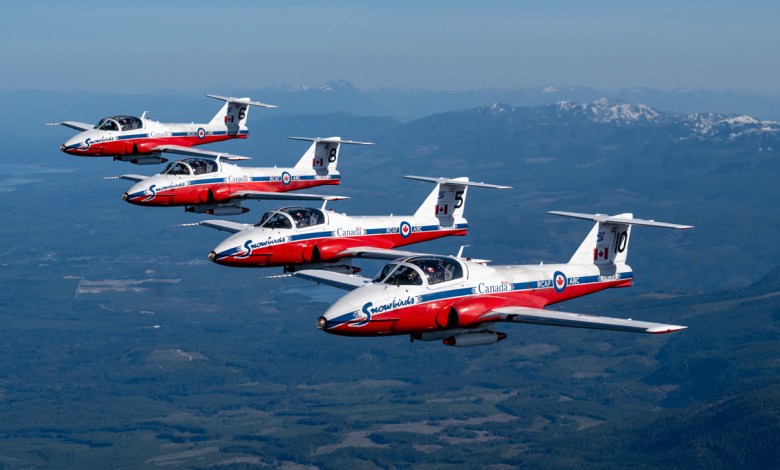 Snowbirds Fly Final Tutor Airshow After 55 Years