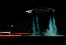Tesla Roadster Takes Flight