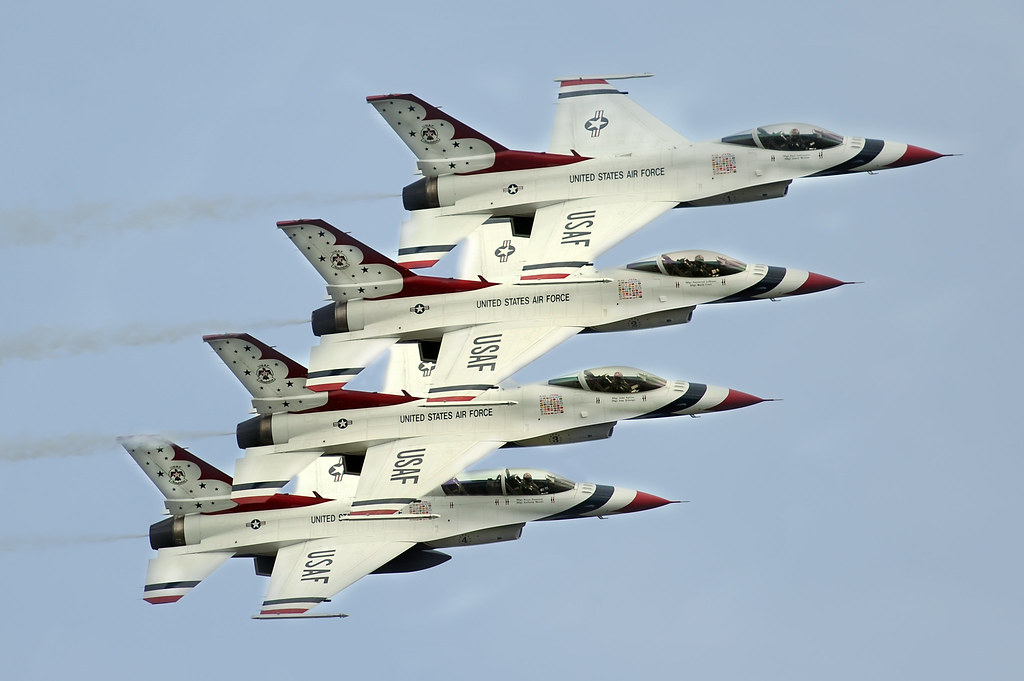 U.S. Air Force Thunderbirds Wings Over Houston Airshow