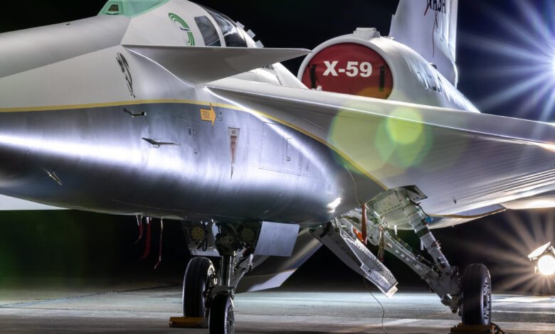 NASA X-59 First Flight
