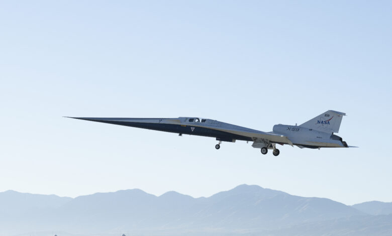 NASA Reschedules X-59 Second Flight for Friday